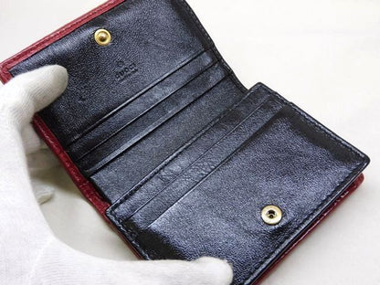 Gucci Compact Wallet Black Leather — view 3