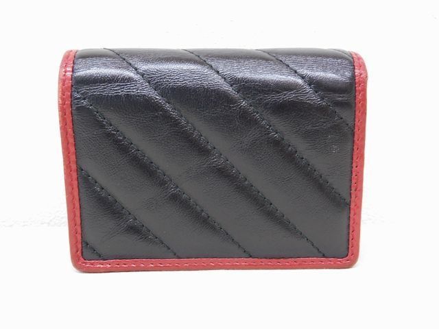 Gucci Compact Wallet Black Leather — view 2