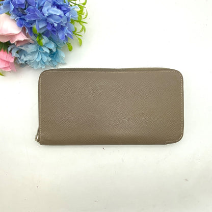 Hermes Wallet Azap Silk in Gray Jew Ribbon Card Billfold Coin — view 3