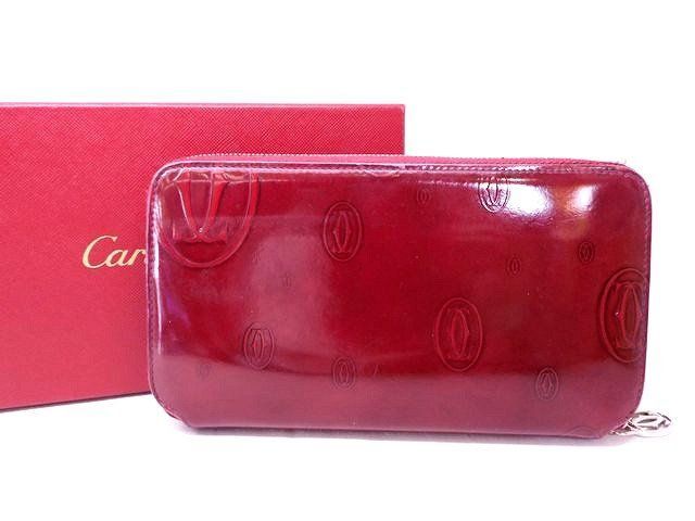 Cartier Wallet Happy Birthday Bordeaux Zip Around