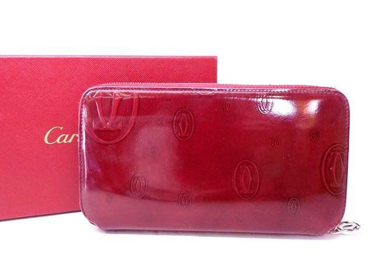 Cartier Wallet Happy Birthday Bordeaux Zip Around