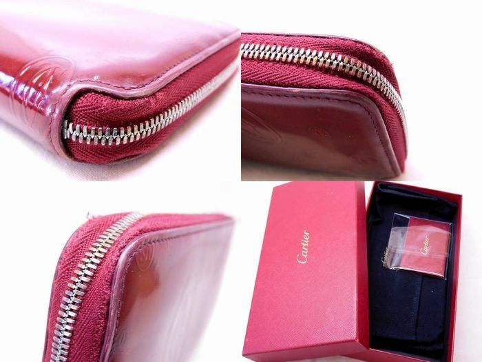 Cartier Wallet Happy Birthday Bordeaux Zip Around — view 5