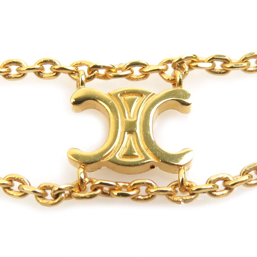 Celine Necklace Trio Gold — view 2