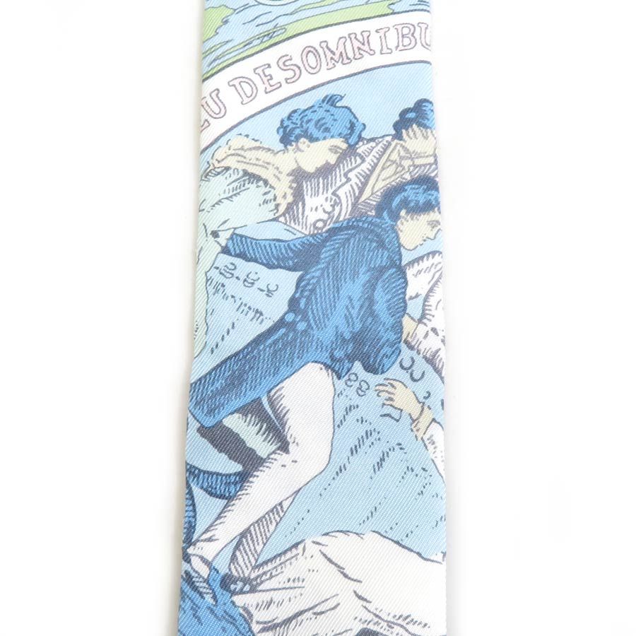 Hermes Twilly Scarf Blue — view 4