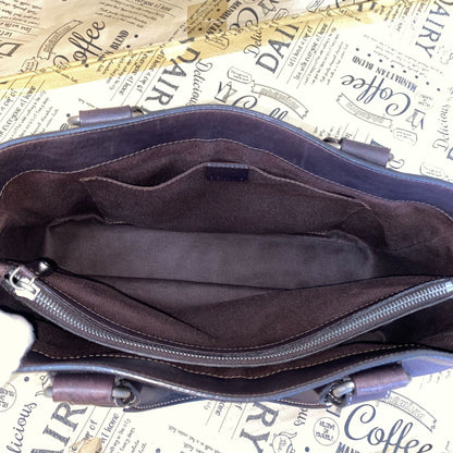 Celine Hand Tote Boogie Leather Brown — view 8