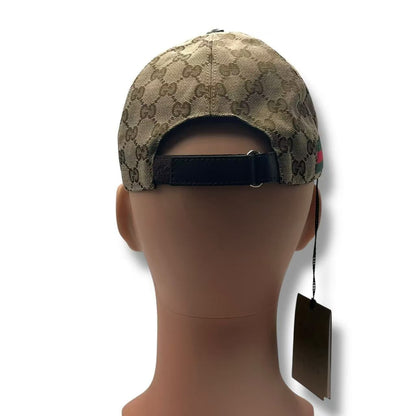 Gucci Hat Baseball Cap GG Canvas Brown — view 2
