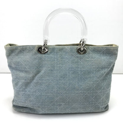 Dior Handbag Lady Cannage Denis Stained Light Blue — view 3