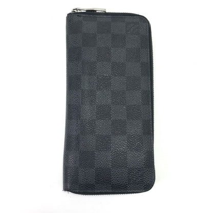 Louis Vuitton Wallet Damier Graphite Zippy Vertical Gray