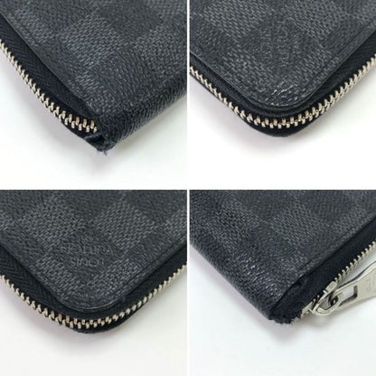Louis Vuitton Wallet Damier Graphite Zippy Vertical Gray — view 3