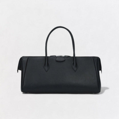 Hermes Paris Bombay 40 Tote Sully Eger Noir Black Silver Handbag