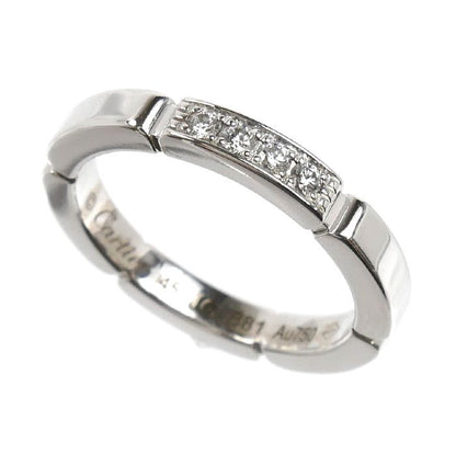 Cartier 18k White Gold Maillon Panthere Diamond Ring