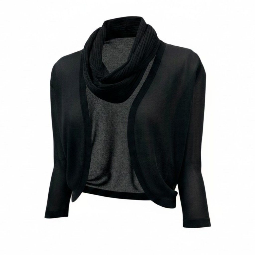 Chanel Neck Wrap Cardigan