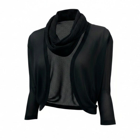 Chanel Neck Wrap Cardigan