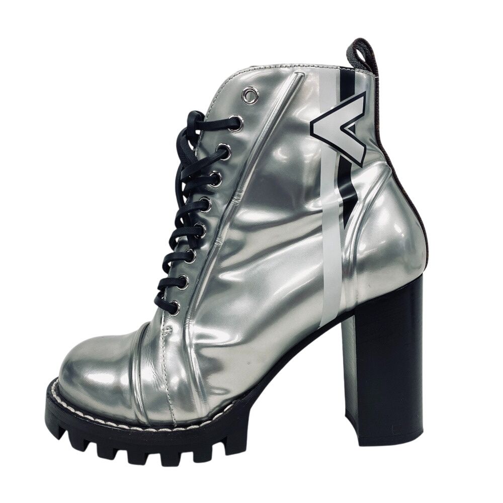 Louis Vuitton Star Trail Line Short Boots Monogram Silver