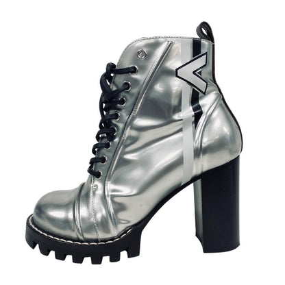 Louis Vuitton Star Trail Line Short Boots Monogram Silver