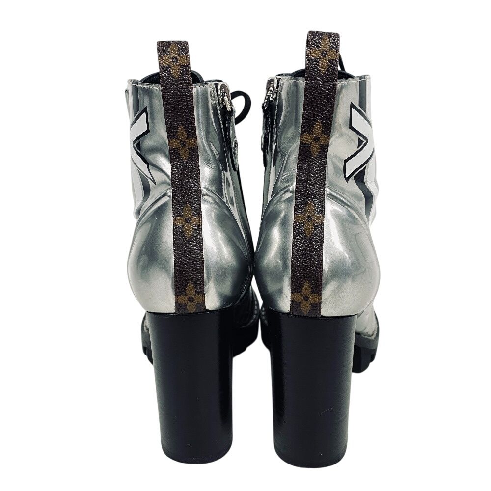 Louis Vuitton Star Trail Line Short Boots Monogram Silver — view 7