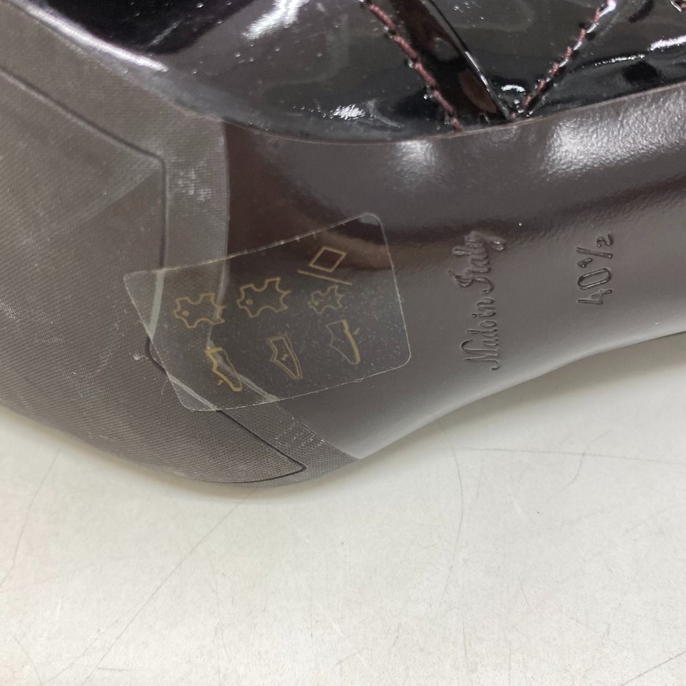 Louis Vuitton Short Boots Patent Leather Bordeaux — view 7