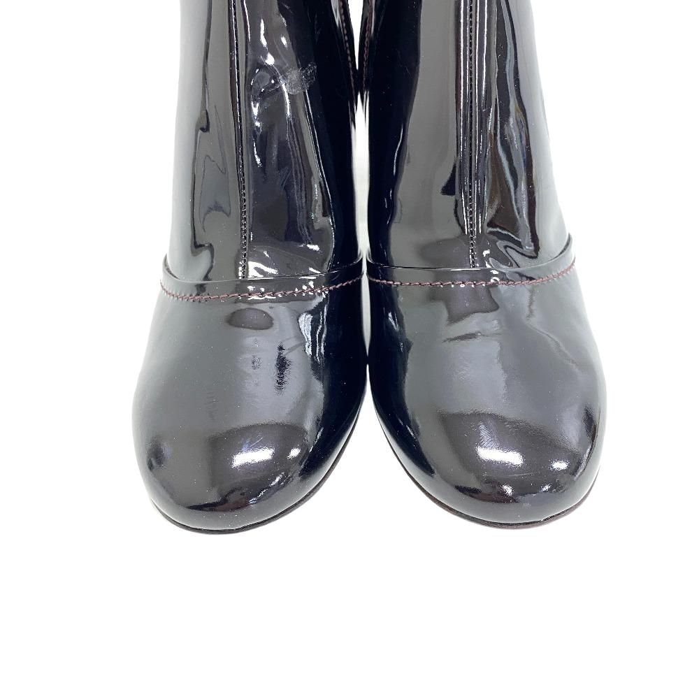 Louis Vuitton Short Boots Patent Leather Bordeaux — view 3