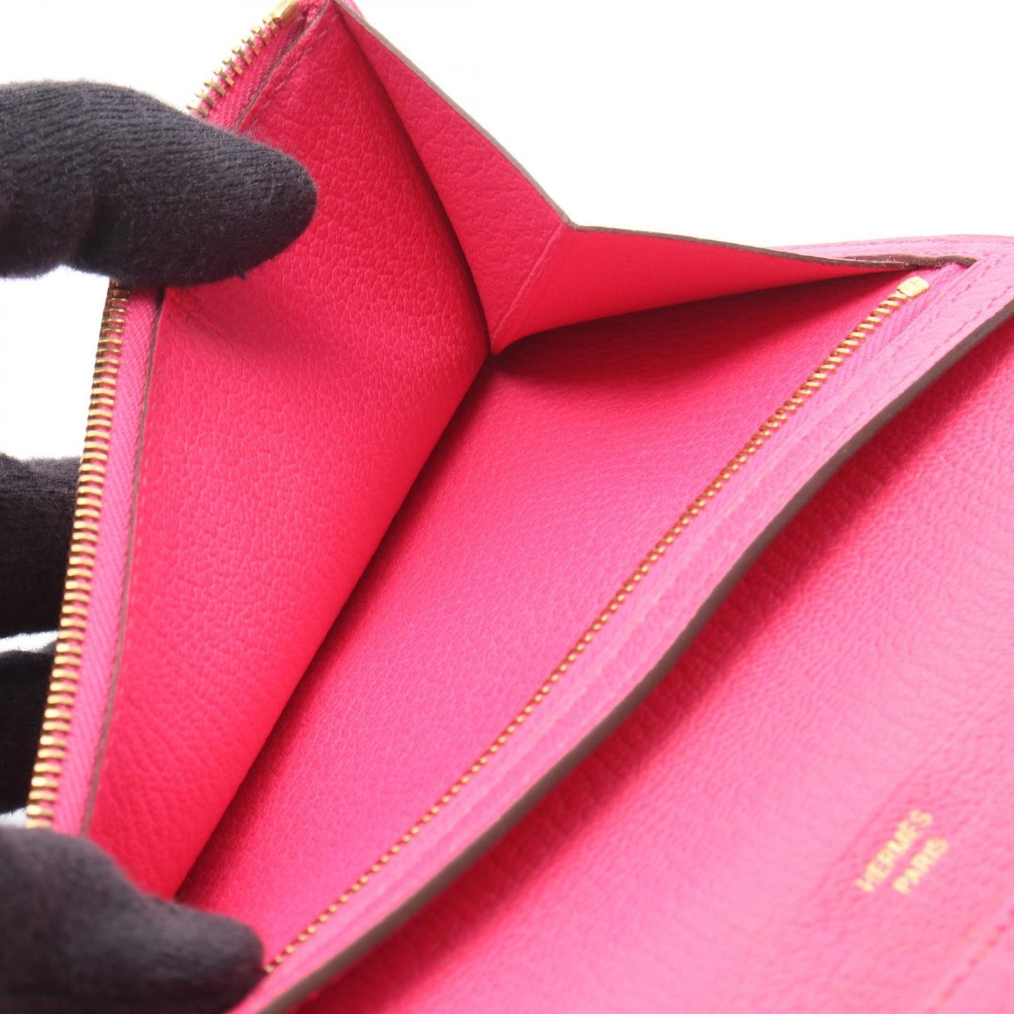 Hermes Bi Foldlong Wallet Bearn Souffle shaw — view 4
