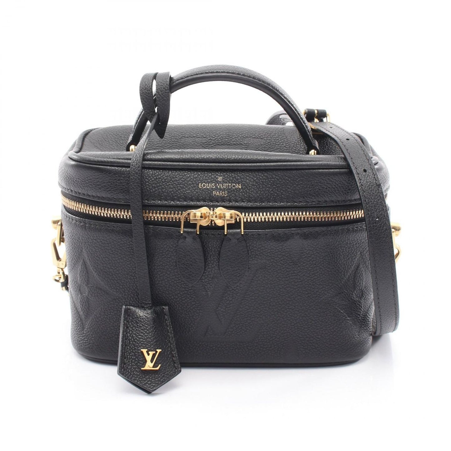 Louis Vuitton Handbag PM Monogram Empreinte Noir 2-Way Leather Vanity PM
