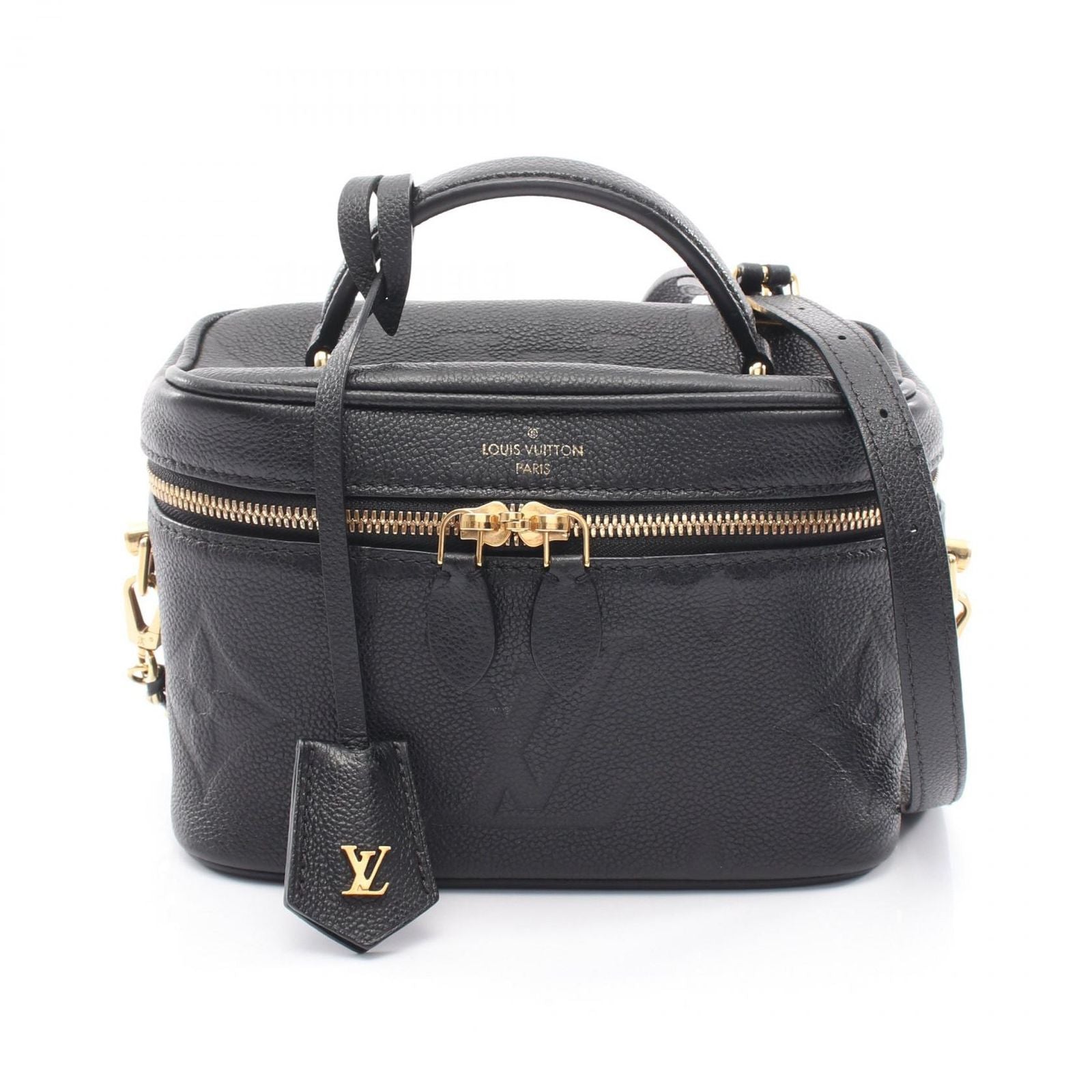 Louis Vuitton Handbag PM Monogram Empreinte Noir 2-Way Leather Vanity PM