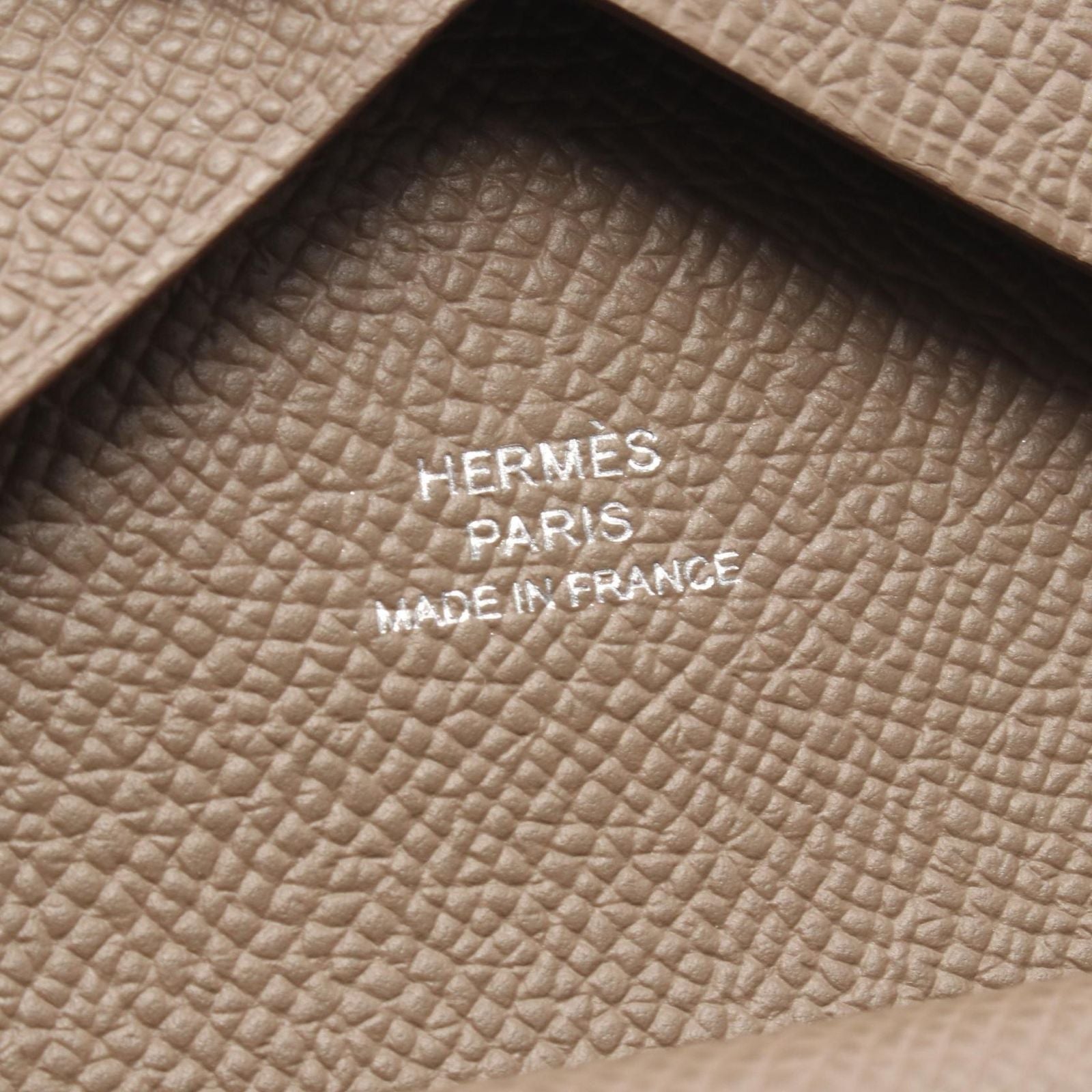 Hermes Coin Case Calviduo Etoupe Calvi — view 5