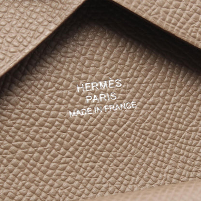 Hermes Coin Case Calviduo Etoupe Calvi — view 5