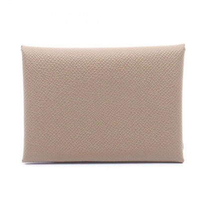 Hermes Coin Case Calviduo Etoupe Calvi