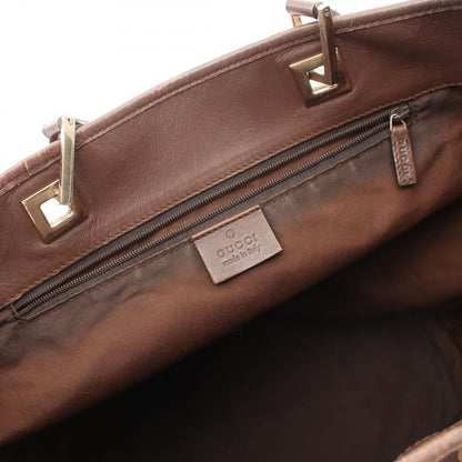 Gucci Tote GG 002 Brown Canvas Leather — view 8