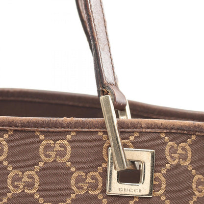 Gucci Tote GG 002 Brown Canvas Leather — view 6