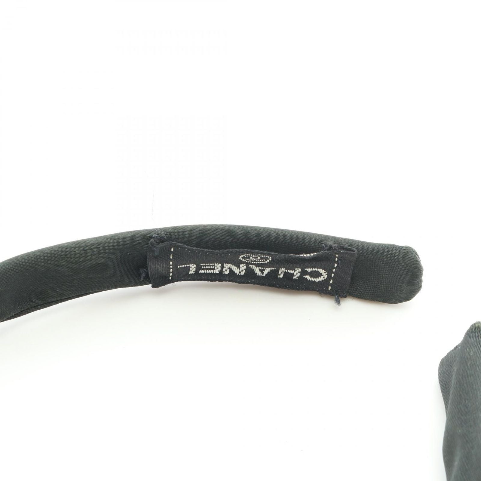 Chanel Headband Ribbon Hair Accessories Black — view 5