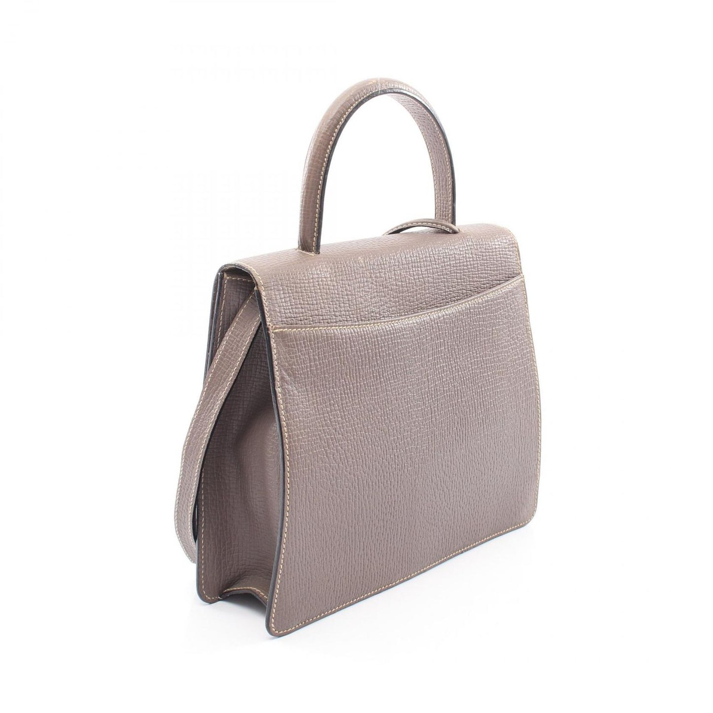Loewe Handbag Gray Ju Leather Barcelona 2-Way Shoulder — view 2