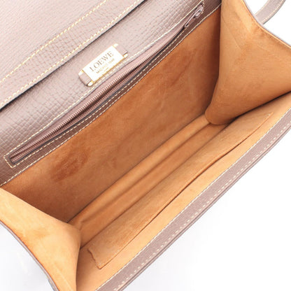 Loewe Handbag Gray Ju Leather Barcelona 2-Way Shoulder — view 3