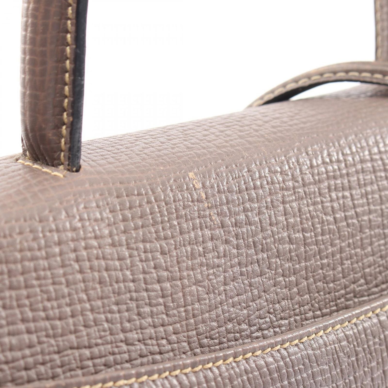 Loewe Handbag Gray Ju Leather Barcelona 2-Way Shoulder — view 8