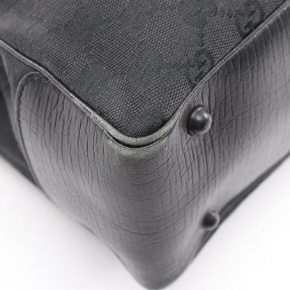 Gucci Tote Bamboo GG Canvas Black — view 5
