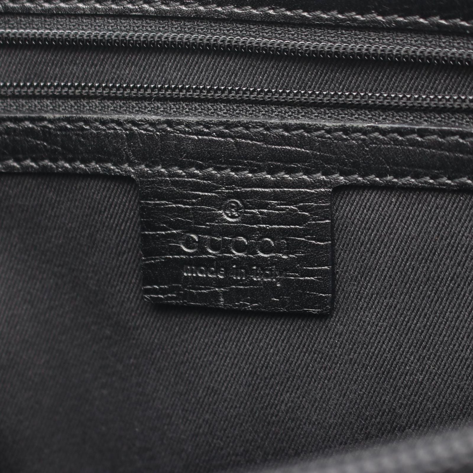 Gucci Tote Bamboo GG Canvas Black — view 4