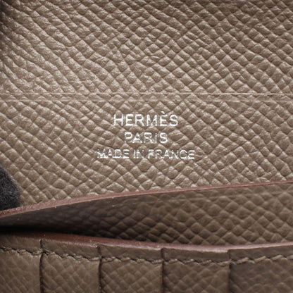 Hermes Bi Foldwallet Bearn Compact Etain Leather Wallet — view 5