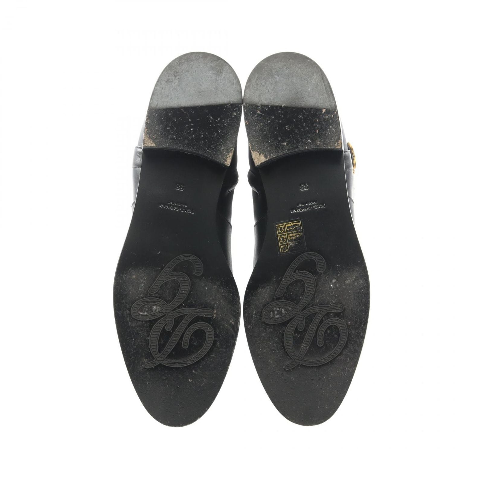 Dolce & Gabbana Boots DG Logo Long Leather — view 4