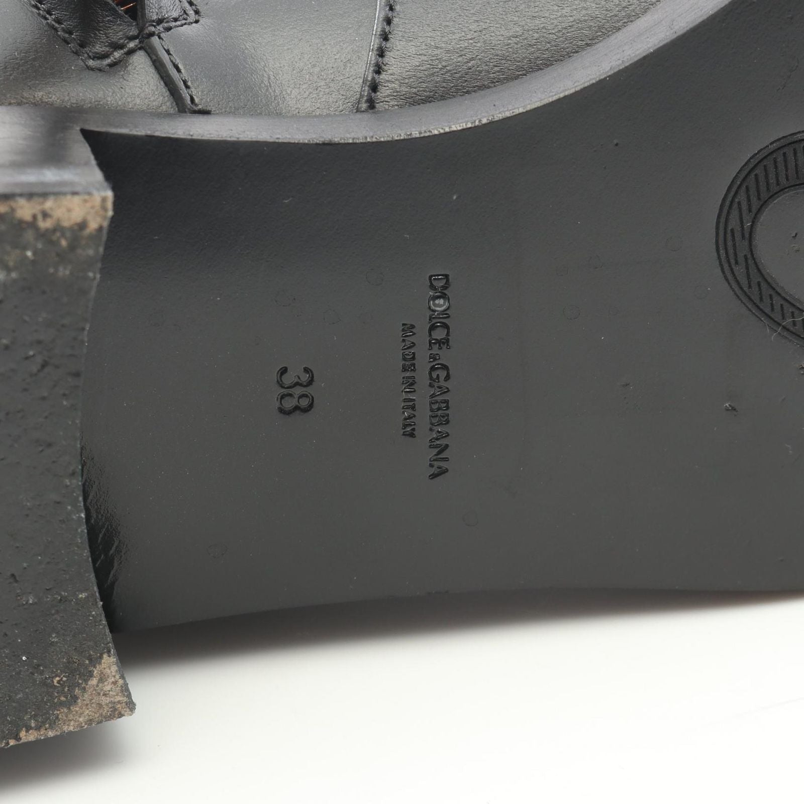 Dolce & Gabbana Boots DG Logo Long Leather — view 6