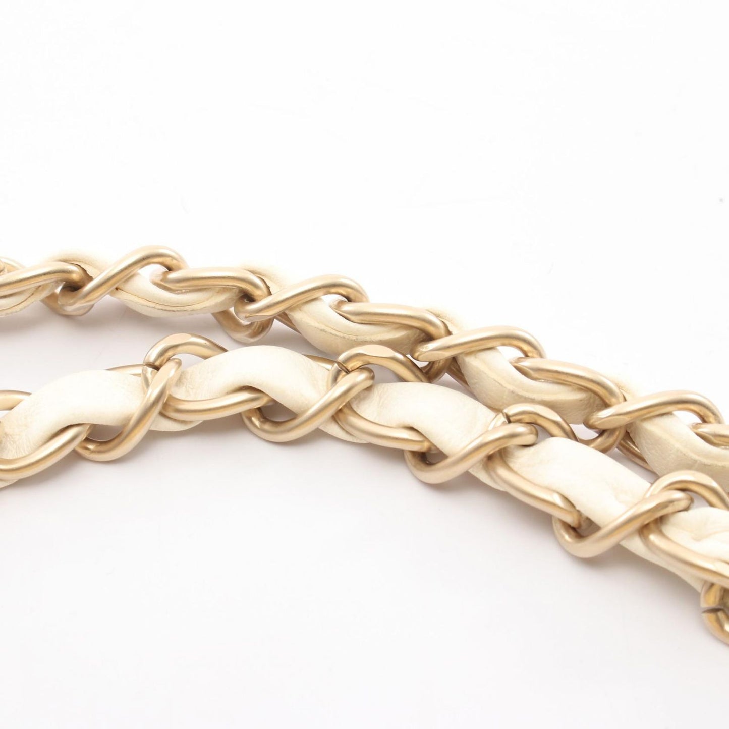 Chanel Shoulder Bag Stitch Yellow Patent Leather Chain — view 8