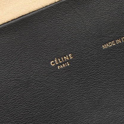 Celine Shoulder Bag rusoft Lightblue Black Leather Oneshoulder — view 4