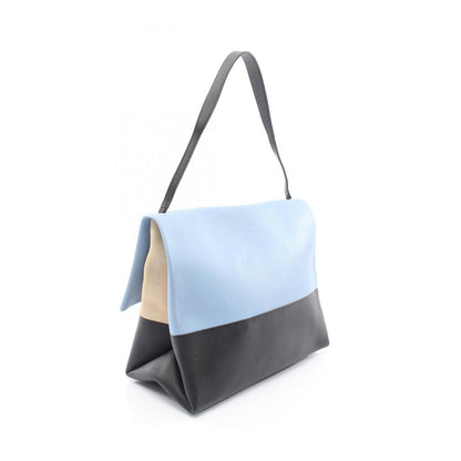 Celine Shoulder Bag rusoft Lightblue Black Leather Oneshoulder — view 2