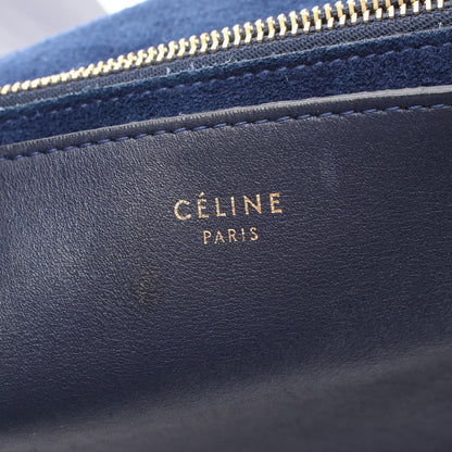 Celine Shoulder Bag Blur Navy Leather — view 4