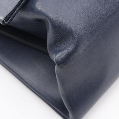 Celine Shoulder Bag Blur Navy Leather — view 7