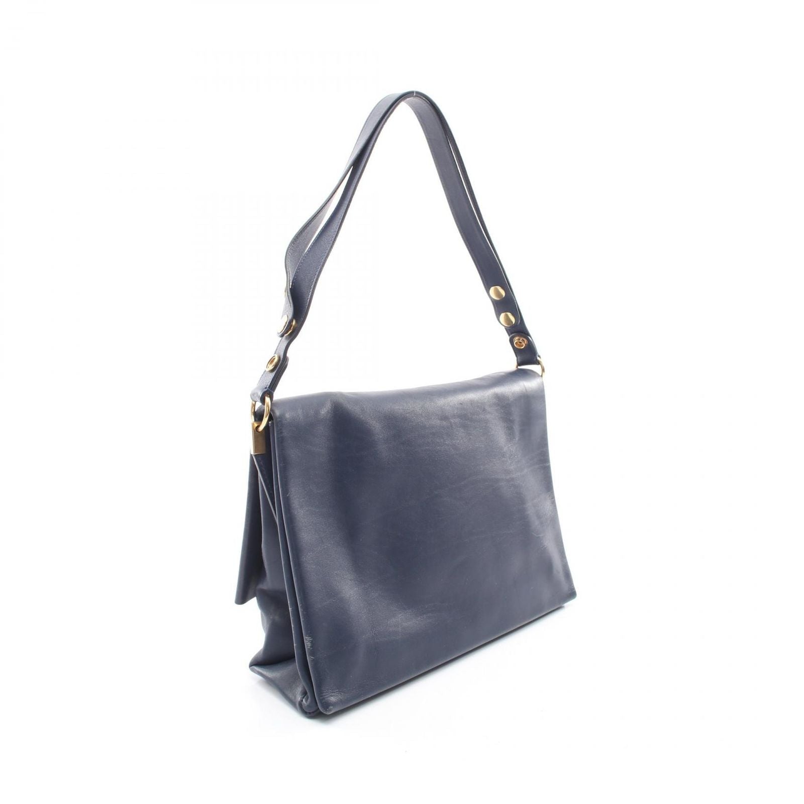 Celine Shoulder Bag Blur Navy Leather — view 2