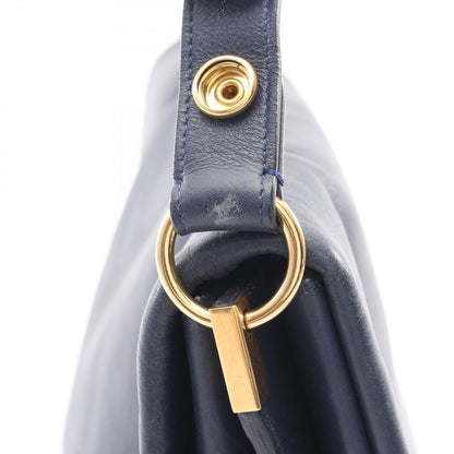 Celine Shoulder Bag Blur Navy Leather — view 6