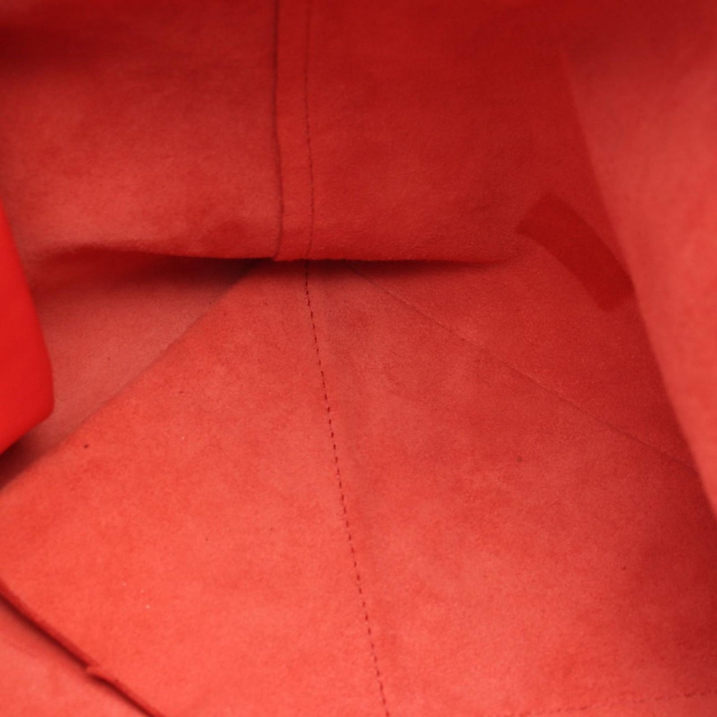 Celine Tote Horizontal Cabas Hippopotamus Red Leather — view 9