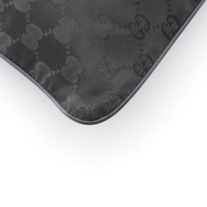 Gucci Shoulder Bag GG Black Canvas Leather — view 5