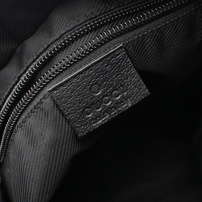 Gucci Shoulder Bag GG Black Canvas Leather — view 4