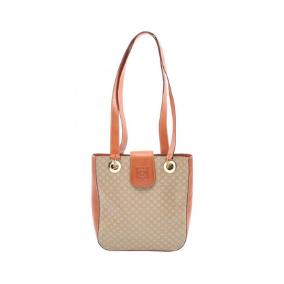 Celine Tote Triomphe Beige Brown Leather Macadam